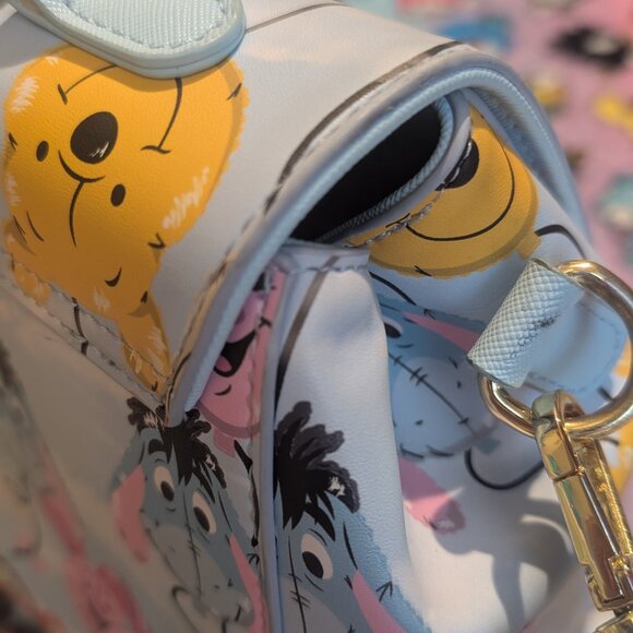 Loungefly Disney Winnie the Pooh and Friends Crossbody Bag Purse Balloon - Picture 8 of 16
